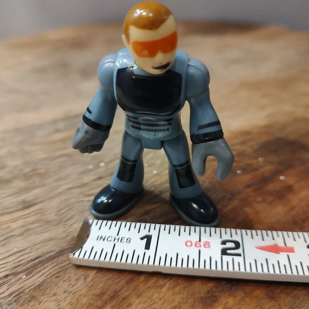 Imaginext Grey Astronaut Guy Man Mini Figure Rare From Space Shuttle Set Playset